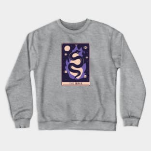 Spooky Tarot Card: The Snake Crewneck Sweatshirt